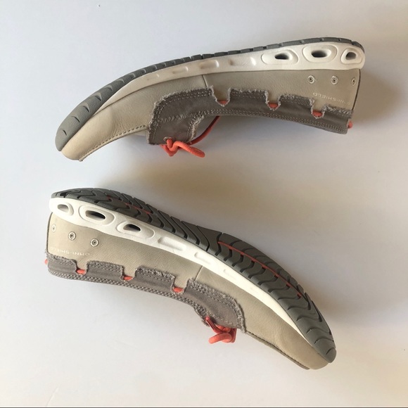 Columbia Women’s Gray/Tan Sunvent PFG Boat Shoes - Picture 4 of 8